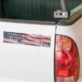 De vrijheid die je houdt! Amerikaanse vlag Bumpersticker (Op Truck)