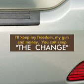 De vrijheid die je houdt! DIY-kleur Bumpersticker (Op auto)