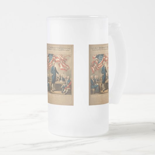 De vrijheid Edit Matglas Bierpul (Voorkant rechts)