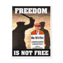 De vrijheid is niet Vrij -- Het Poster van de