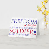 De vrijheid is niet Vrij Kaart (Gele Bloem)