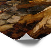 De Vrijheid Leidt het Volk door Eugène Delacroix Poster (Hoek)