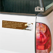 De vrijheid om geld te verkopen bumpersticker (Op Truck)