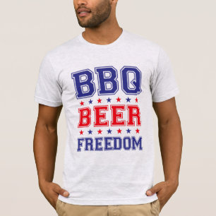 de vrijheid van bier is een leugenaar  t-shirt