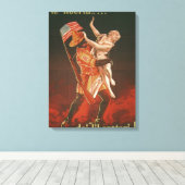 De vrijheid van de bevrijders Propaganda Poster Canvas Afdruk (Insitu (Houten vloer))