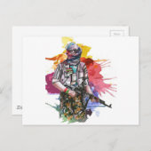 De Vrijheid Warrior.png van Peshmerga Briefkaart (Voorkant / Achterkant)