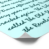 De vrijheidsbel poster (Hoek)