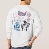 De vrijheidslichten tonen wit t-shirt (Achterkant)