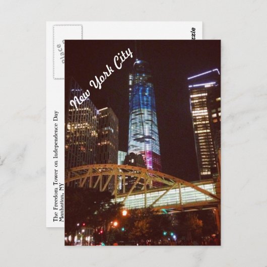 De Vrijheidstoren Briefkaart (Voorkant / Achterkant)