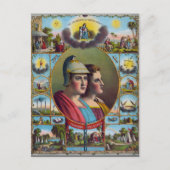 De vrijmetselaars briefkaart (Voorkant)