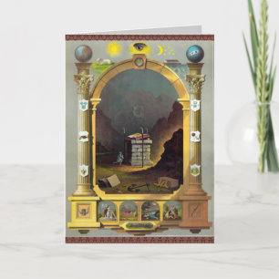 De vrijmetselaars- Grafiek Kaart