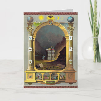 De vrijmetselaars- Grafiek Kaart