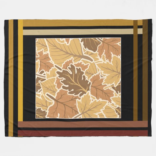 De vrijmoedigheid van Herfst Fleece Deken (Voorkant (Horizontaal))