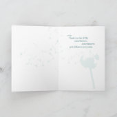 De vrijwilligers Paardebloem van de Appreciatie Bedankkaart (Binnen)