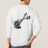 De Vroege Bouw van de Schop van de Kraan van het T-shirt (Achterkant)