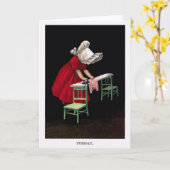 De vroege jaren 1900 vervolgt de Dinsdag Sunbonnet Kaart (Gele Bloem)