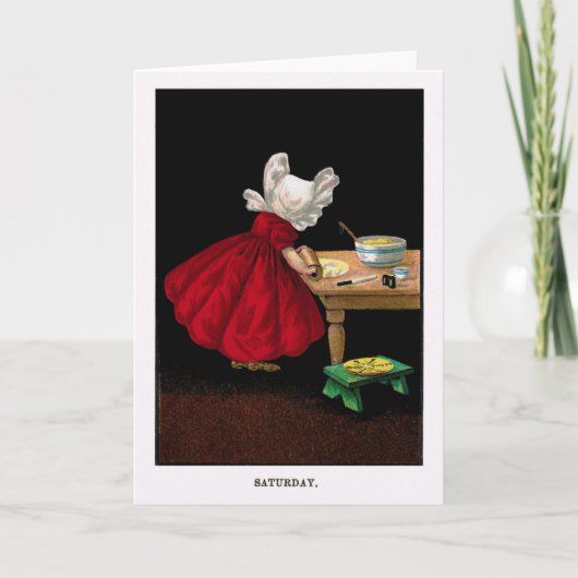 De vroege jaren 1900 vervolgt de Zaterdag Kaart (Voorkant)