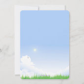 De vroege levering van Stork Foto Post Baby shower Kaart (Achterkant)