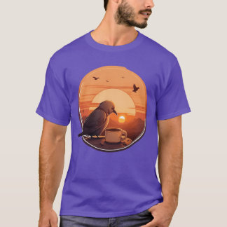 De vroege vogel heeft veel koffievrienden nodig t-shirt