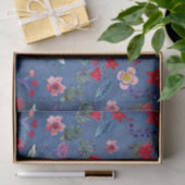De vroege vogel in de bloementuin tissuepapier (Geschenk)