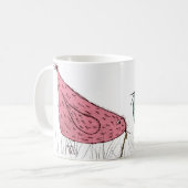 De vroege vogel..... koffiemok (Voorkant links)