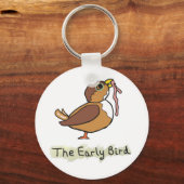 De vroege vogel vangt de worm sleutelhanger (Voorkant)