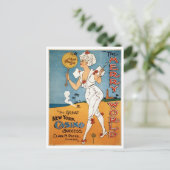 De vrolijke Affiche van het Theater van de Wereld Feestdagenkaart (Staand voorkant)