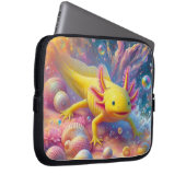 De vrolijke Axolotl Laptop Sleeve (Voorkant Rechts)
