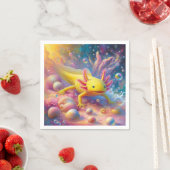 De vrolijke Axolotl Servet (Insitu)