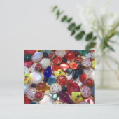 De vrolijke Collage van de Button van Kerstmis Feestdagenkaart (Staand voorkant)