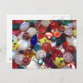 De vrolijke Collage van de Button van Kerstmis Feestdagenkaart (Voorkant / Achterkant)