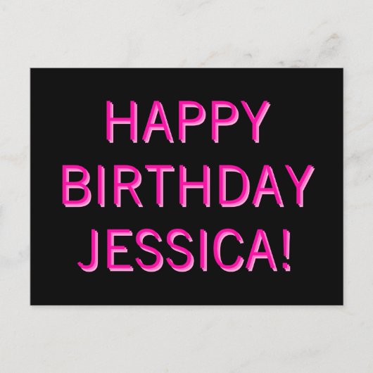 De Vrolijke Dag van de Tekst aan Om het even welk Briefkaart (Voorkant)