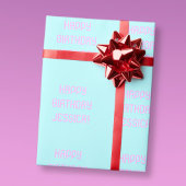 De  Vrolijke Dag van de Tekst aan Om het even welk Cadeaupapier