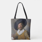 De vrolijke drinker, Frans Hals, 1628-1630 Tote Bag (Achterkant)