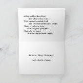 De vrolijke elf feestdagen kaart (Binnen)