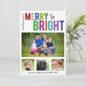 De vrolijke en Heldere Kaart van de Foto van de (Staand voorkant)