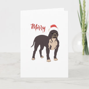 De vrolijke Gift van Kerstmis van het Pet van de Kaart