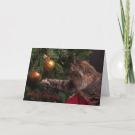 De vrolijke Kaart van de Boom van de Kat van