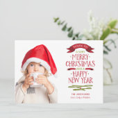 De vrolijke Kaart van de Foto van de Vakantie van (Staand voorkant)