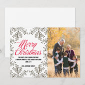 De vrolijke Kaart van de Foto van het Document van (Voorkant / Achterkant)