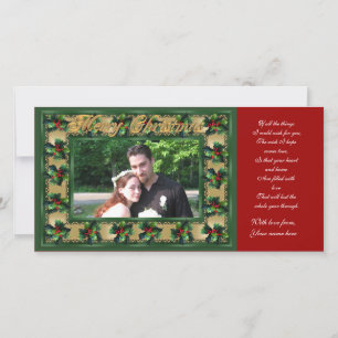 De vrolijke kaart van de het lijstfoto van de