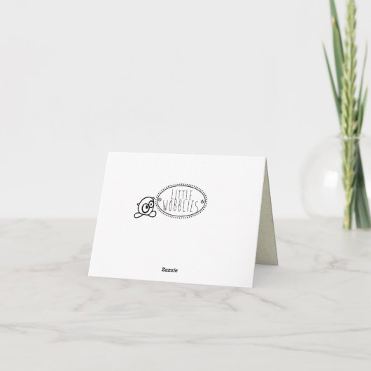 de vrolijke kaart van de olifantsmoederdag (Achterkant)