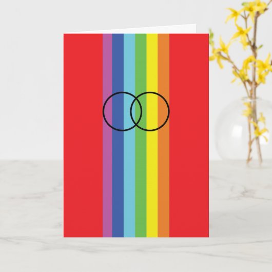 De vrolijke Kaart van de Steun van het Verloving, (Gele Bloem)