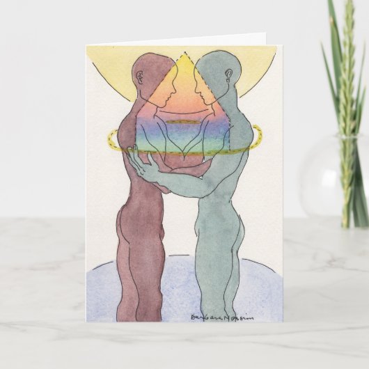 De vrolijke Kaart van het Huwelijk of van de Unie (Voorkant)