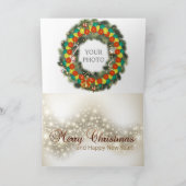 De vrolijke Kaart van Pickleball van Kerstmis 1A (Binnen)