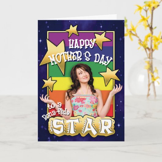 De vrolijke Kaarten van de Moederdag - Bonafide (Gele Bloem)