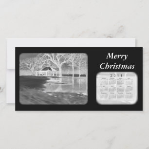 De vrolijke Kalender van Kerstmis 2011 Feestdagenkaart