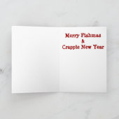 De vrolijke Kerstboom van de Vissen van Fishmas- Feestdagen Kaart (Binnen)