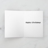 De vrolijke kerstboom van Hippie Feestdagen Kaart (Binnen)