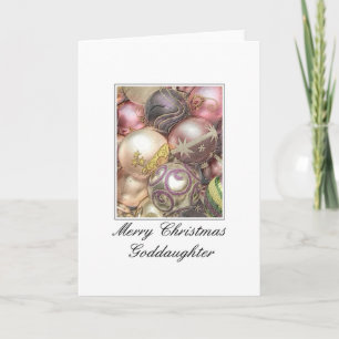 De Vrolijke Kerstkaart van de peetdochter Feestdagen Kaart